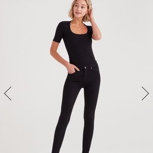 Seven for all mankind the highway skinny black